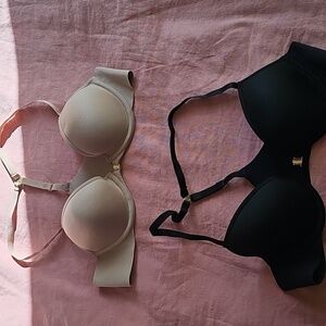 ThirdLove Beige and Black Bras